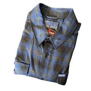 Dixxon Form & Function FR "The Arc" Button Down Flannel Shirt RARE 100% Cotton